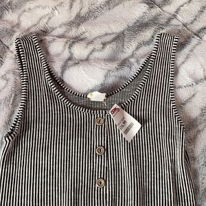 Jumpsuit black and white